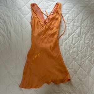 Peppermayo Vibrant Orange dress